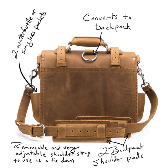 Saddleback Large Classic Leather Briefcase - Picture 7 of 9